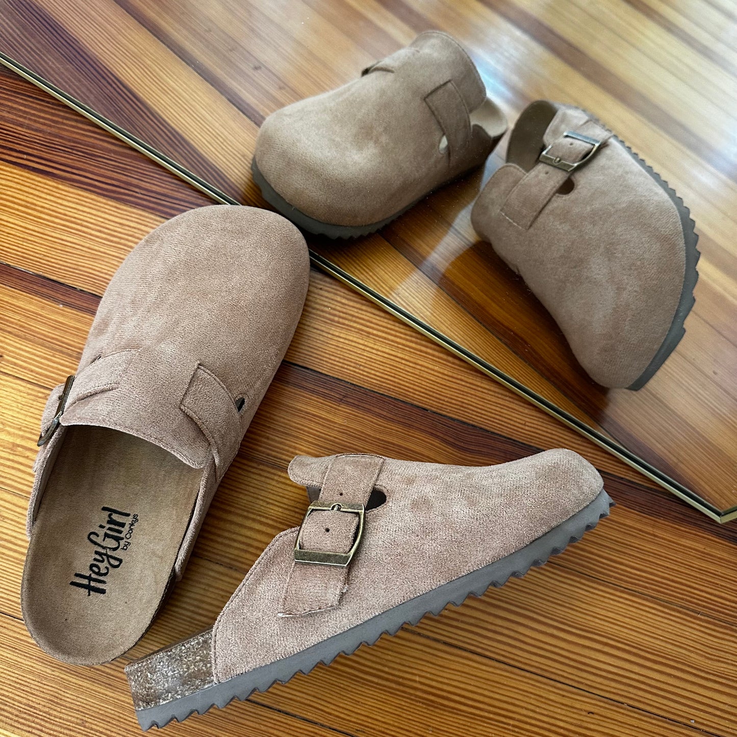 CORKYS | One for the Books | Camel Faux Suede