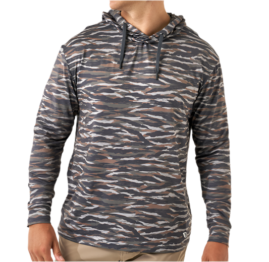 Burlebo | Performance Hoodie | Tiger Stripe Camo - Wetland