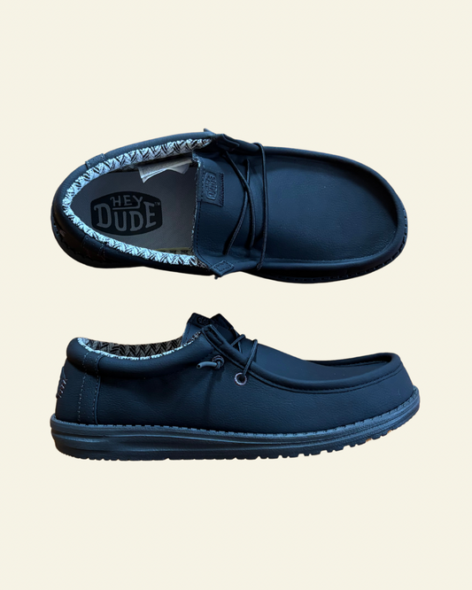 Hey Dude | Men | Wally Classic Black Charcoal