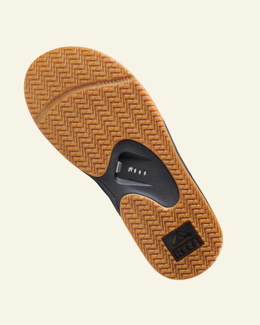 Reef | Fanning Sandal | Black + Silver