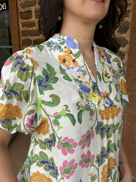 Maritza Short Sleeve Top | Green