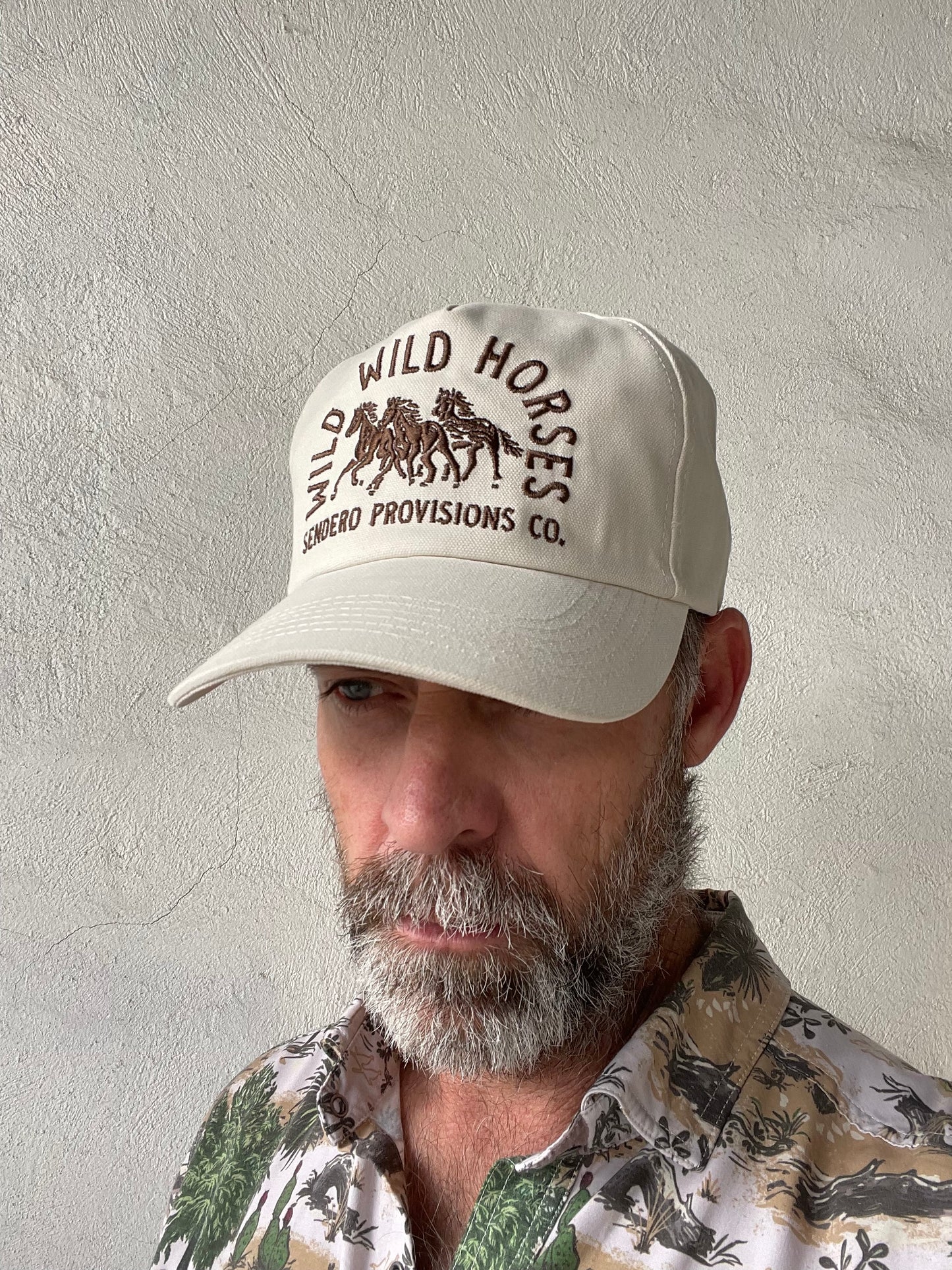Sendero | Wild Wild Horses Hat | Cream / Brown