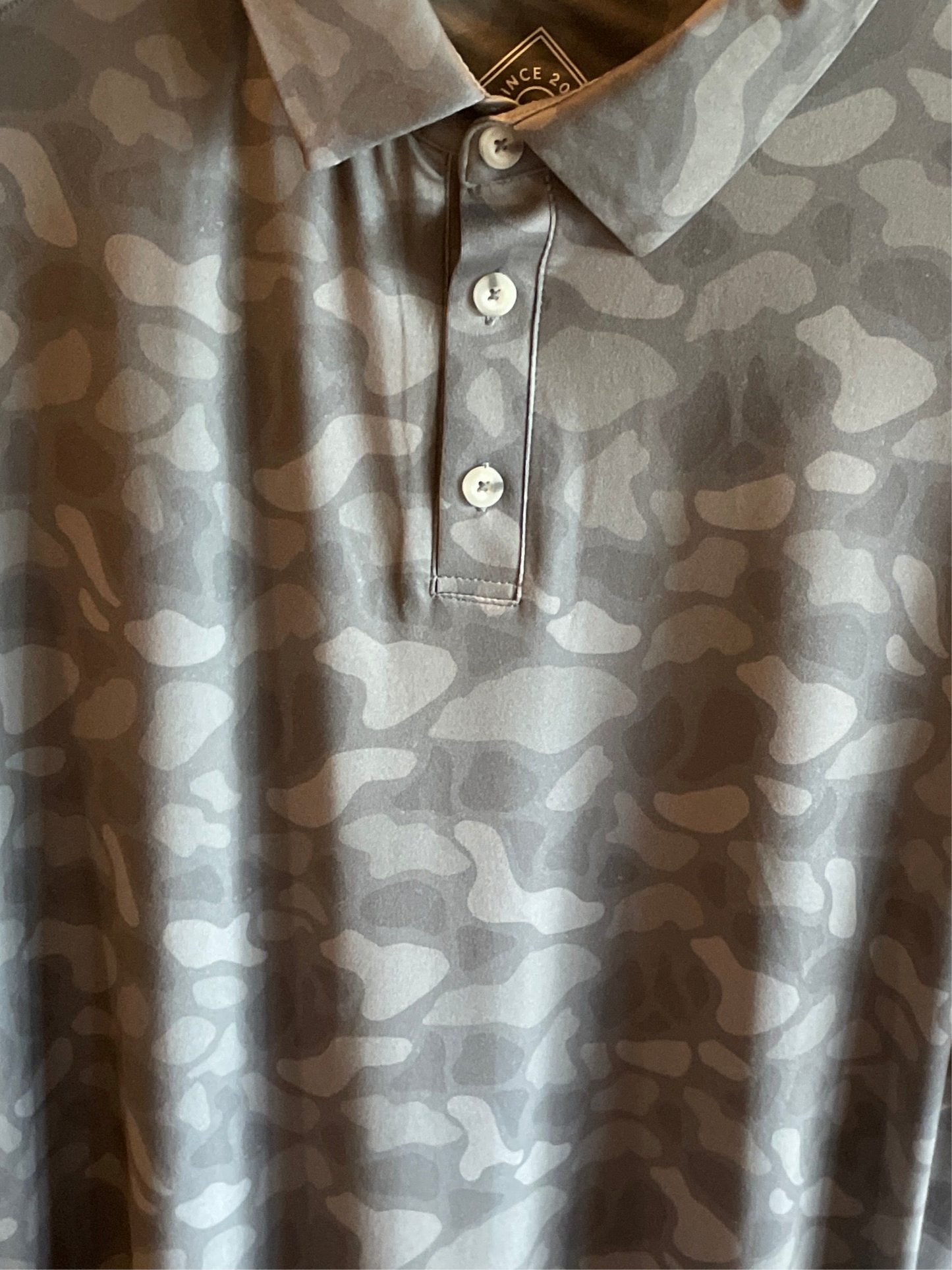 Burlebo | Performance Polo | Stone Camo