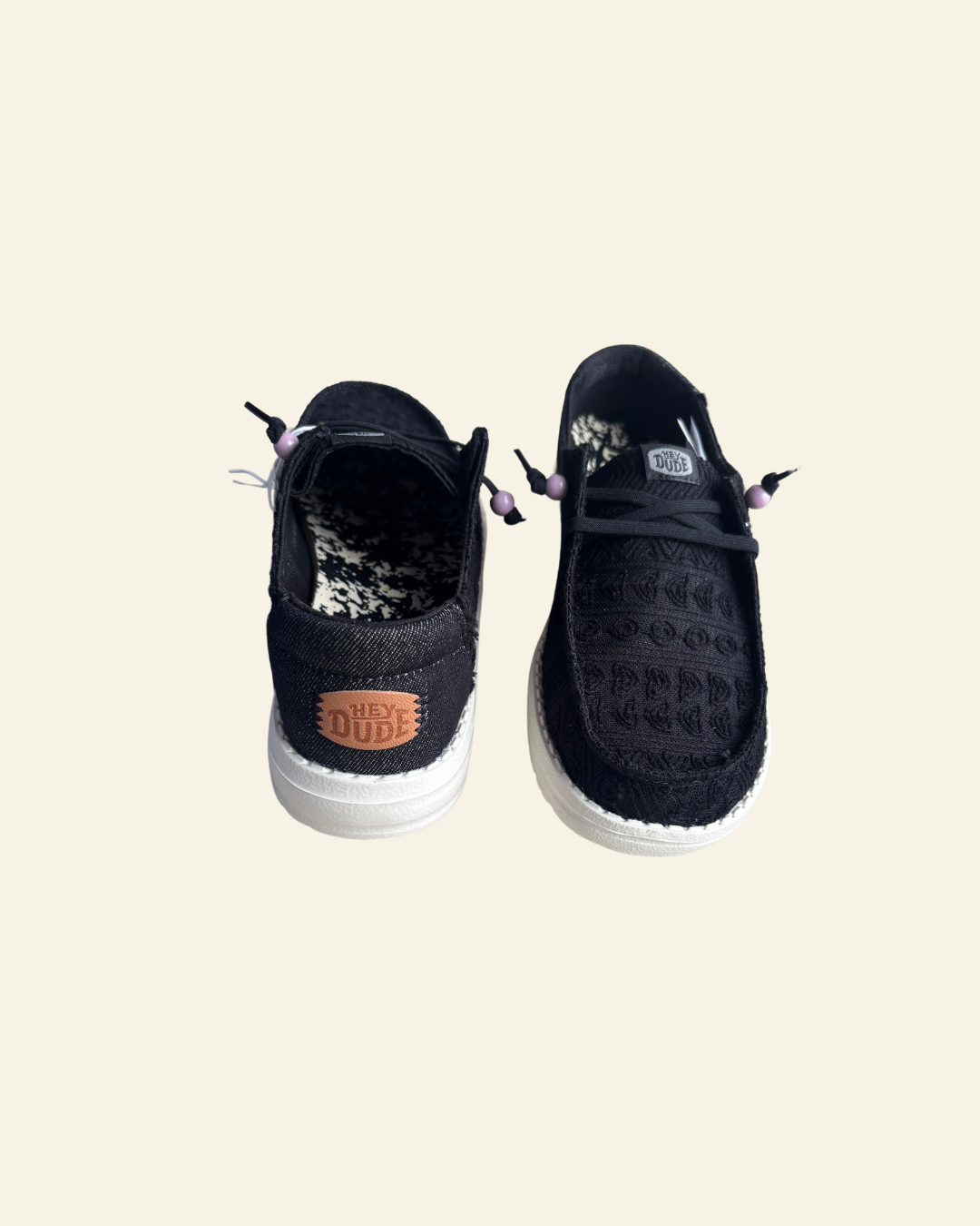 Hey Dude | Wendy Crochet Lace | Black