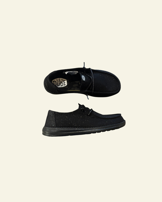 HEYDUDE | Women | Wendy Stardust Black-Black