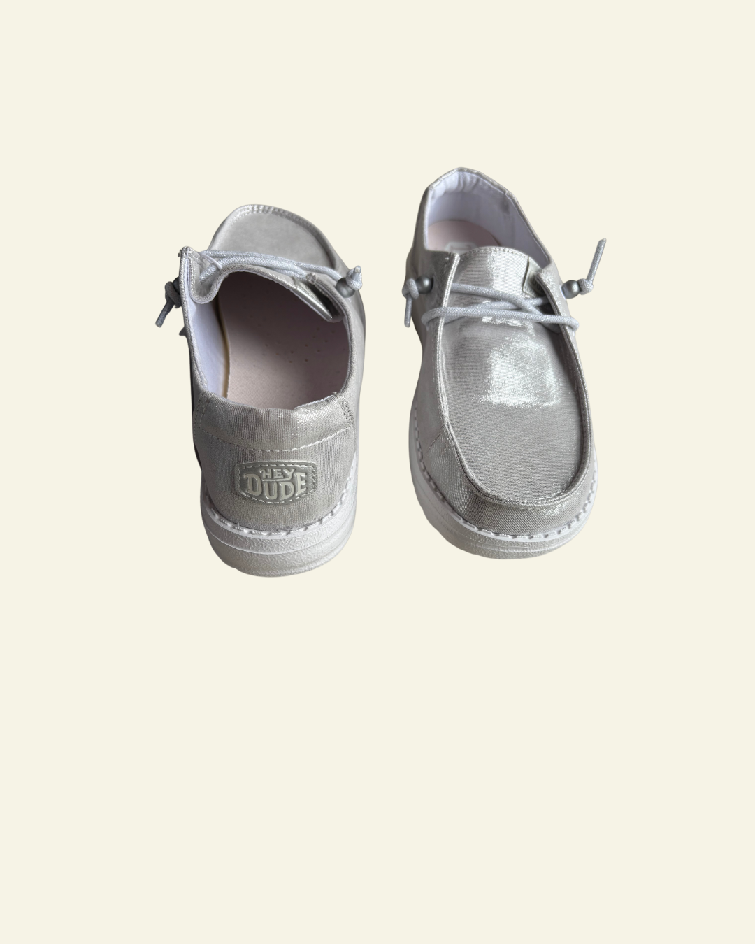 HEYDUDE | Wendy Metallic Shine Silver