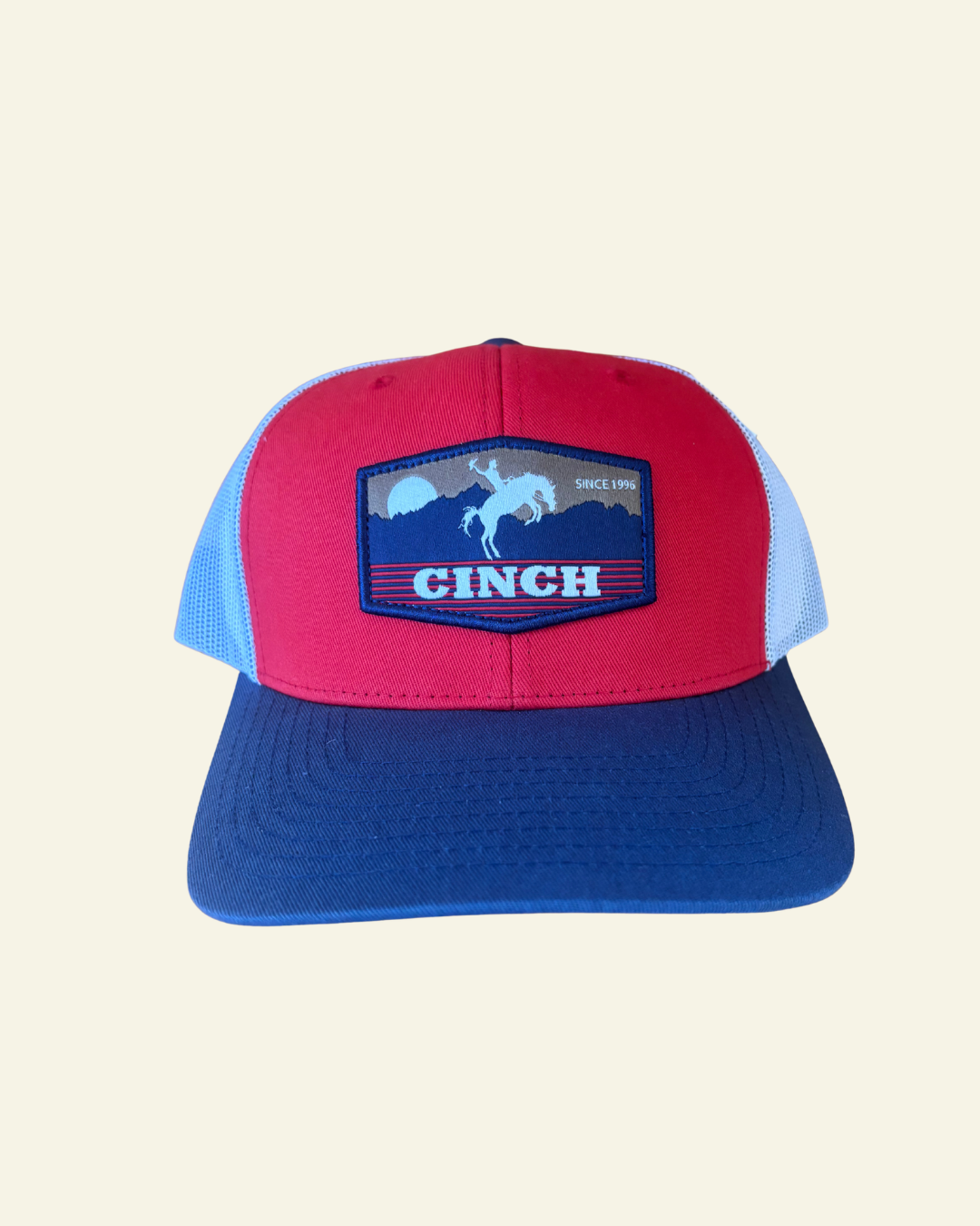 Cinch Mens Trucker Cap | Red