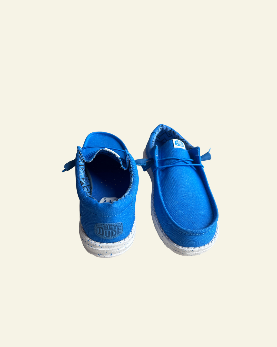 HEYDUDE | Men | Wally Stretch Canvas Blue