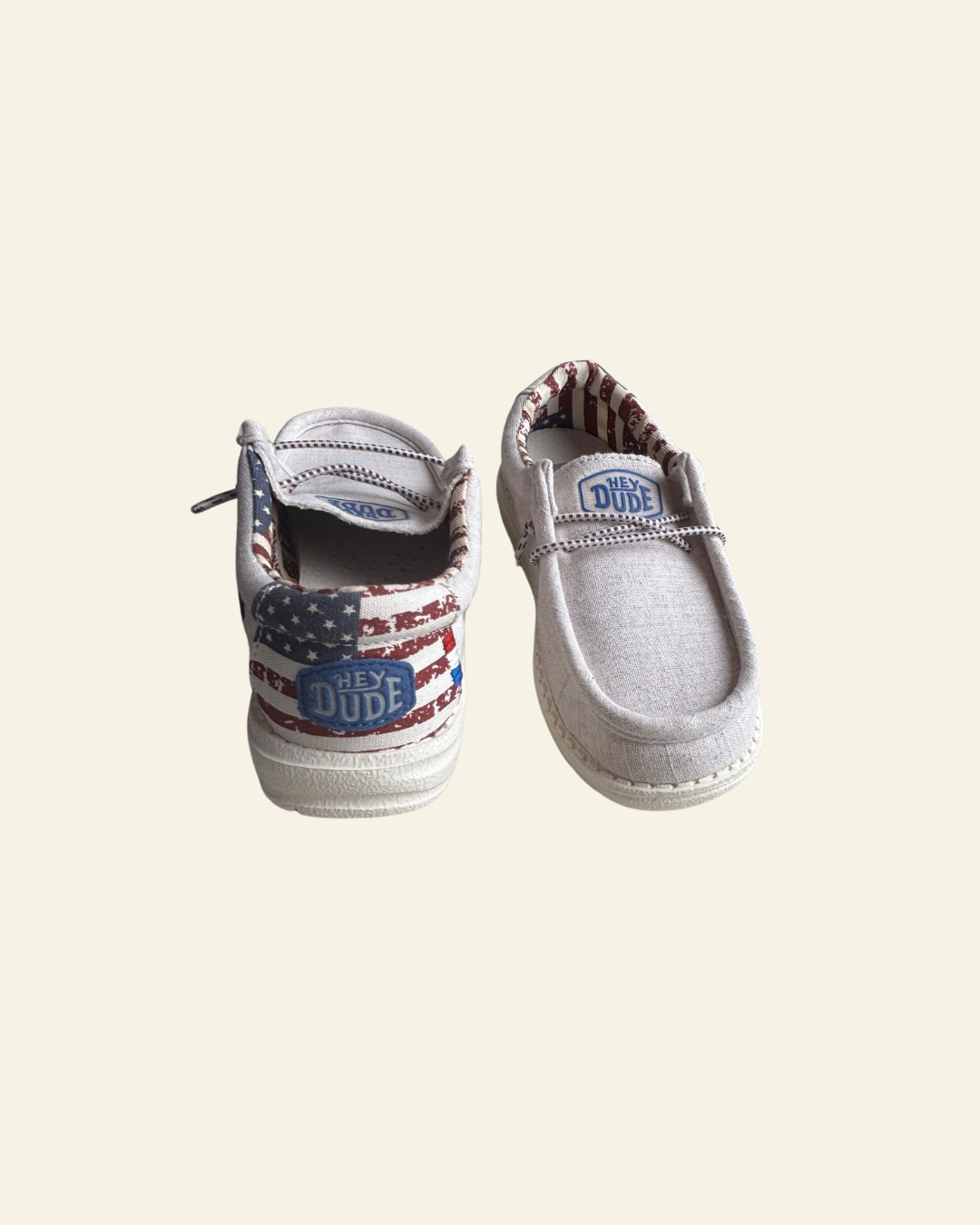 HEYDUDE | Youth | Wally Off White Patriotic