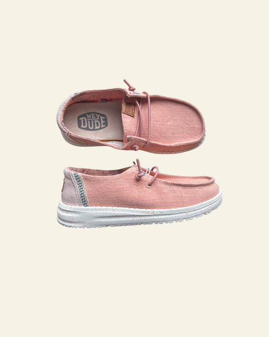 HEYDUDE | Youth | Wendy Washed Youth Rose