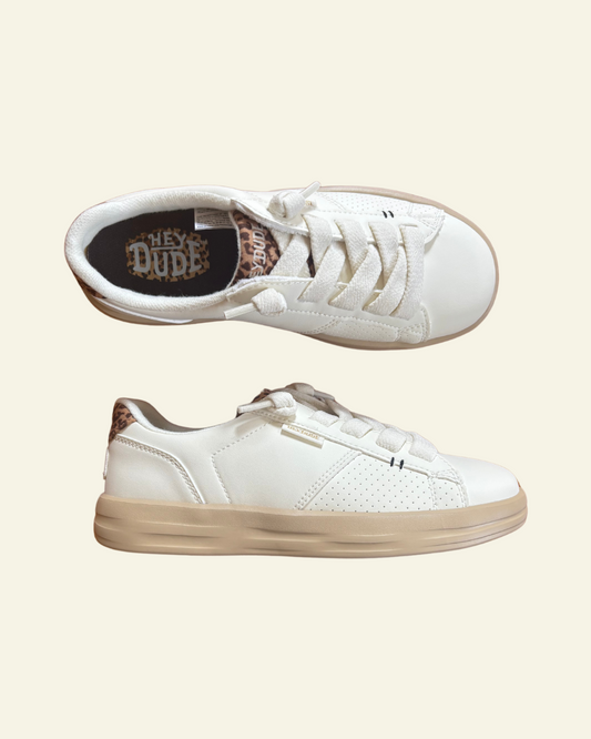 HEYDUDE | Women | Karina Duo Classic Egret Leopard Multi