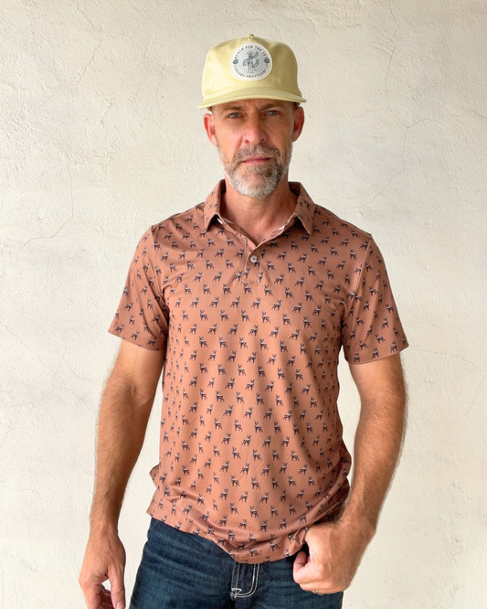 Burlebo | Performance Polo | Whitetail Deer Brown