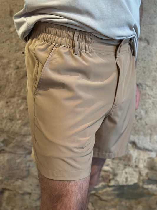 Burlebo | Everyday Short | Desert Tan - All Over Ducks Pocket