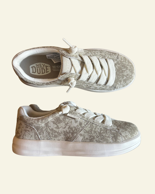 HEYDUDE | Women | Karina Duo Classic Camo | Snow White Camo