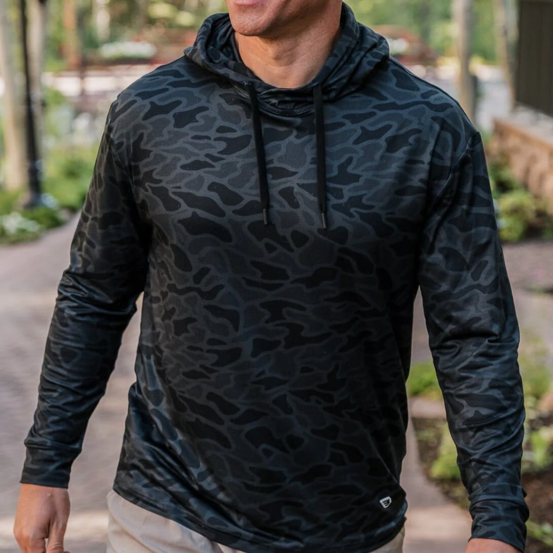 Burlebo | Performance Hoodie | Black Camo