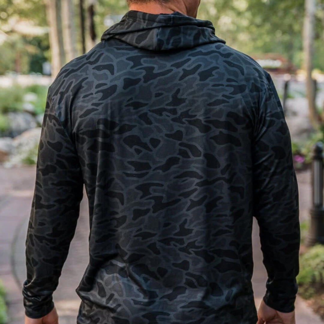Burlebo | Performance Hoodie | Black Camo
