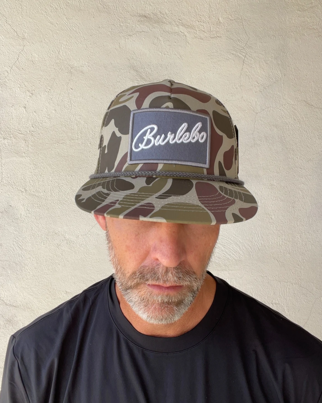 Burlebo | Grey Patch Camo Hat