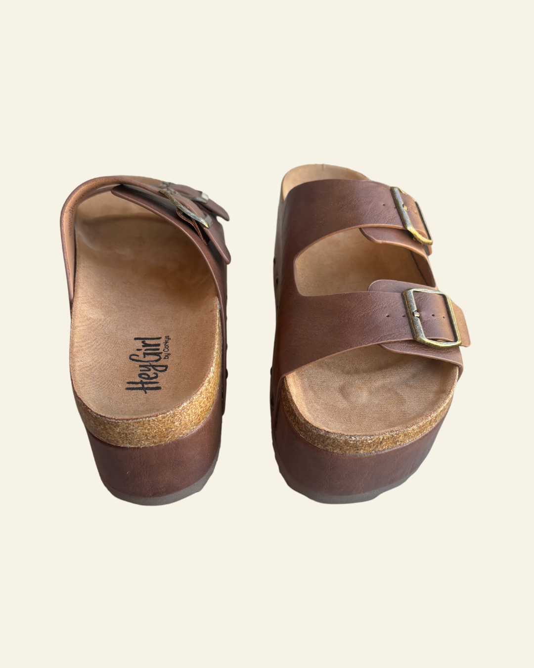 CORKYS | Wannabe Platform Sandal | Tobacco