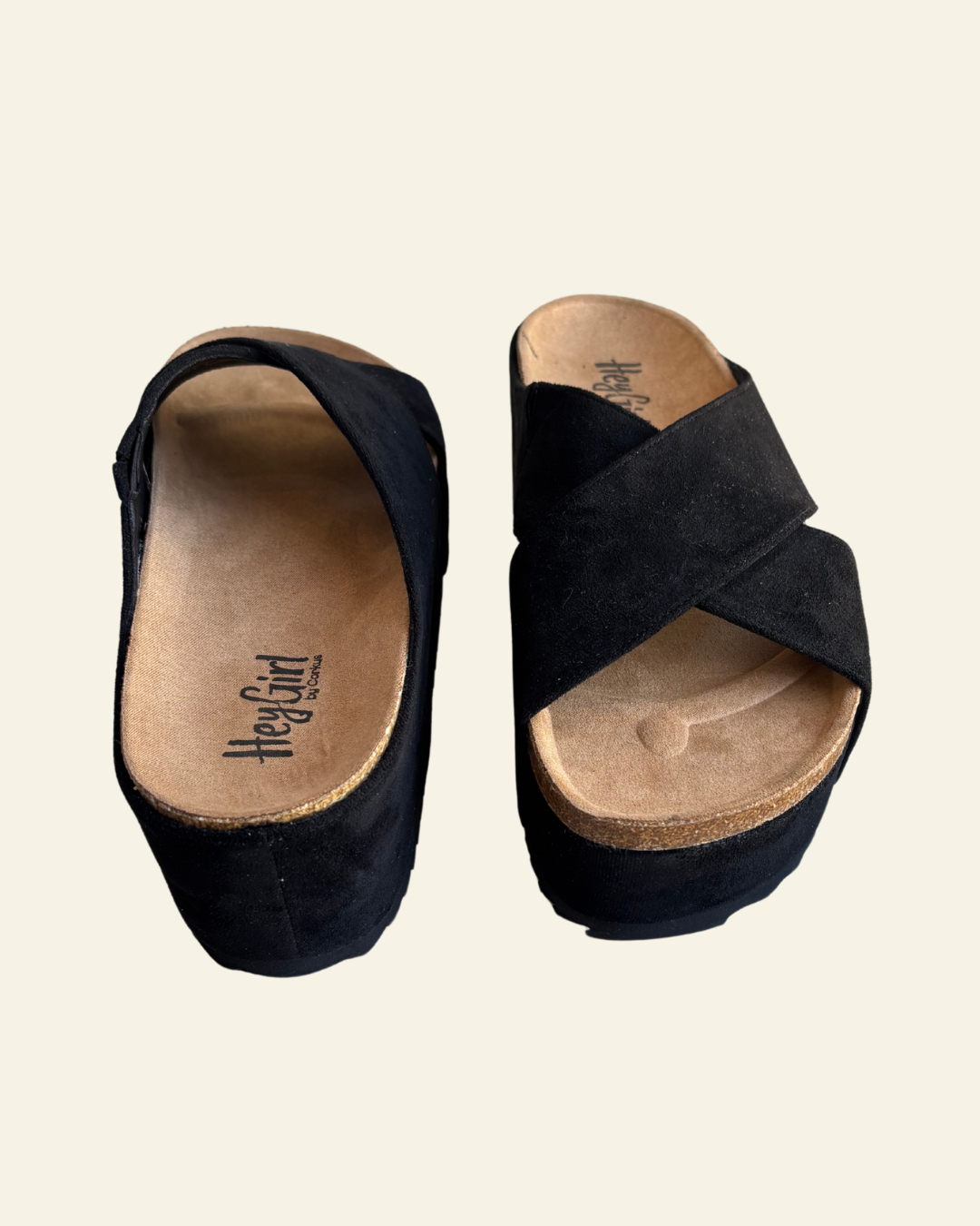 CORKYS | Don't Cross Me Platform Sandal | Black
