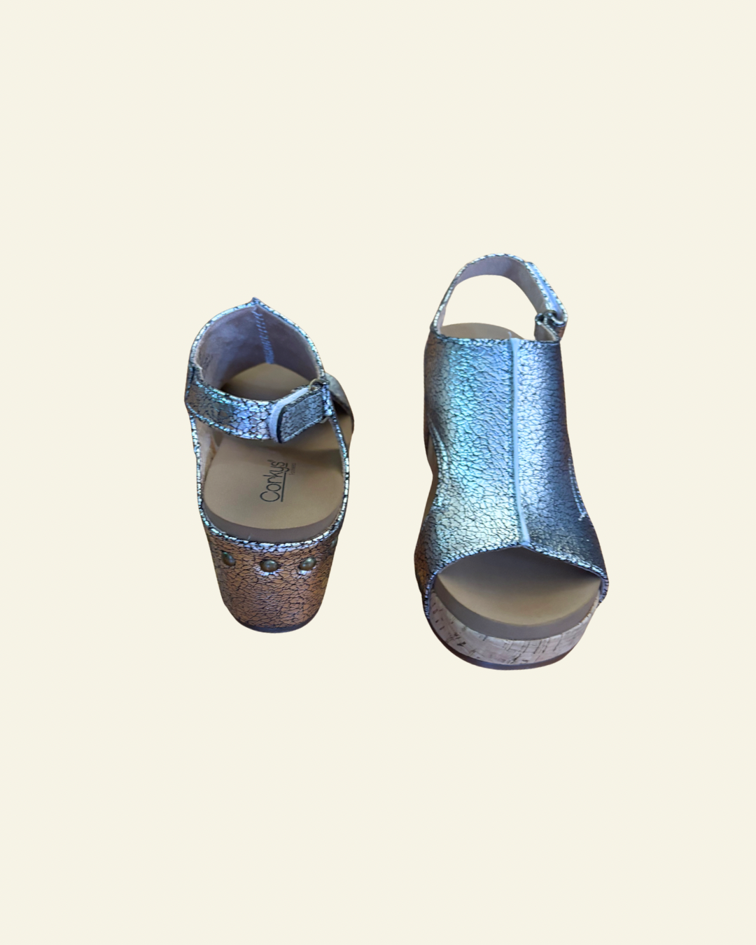 CORKYS | Carley | Silver Crackle