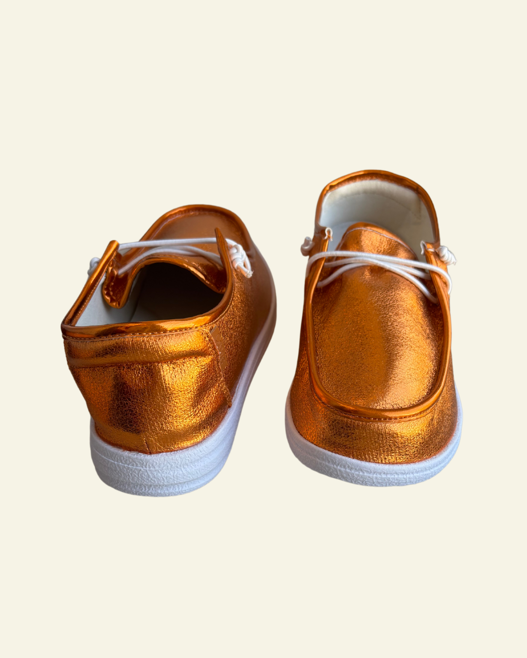 CORKYS | Yellow Jacket | Orange Crinkle Metallic