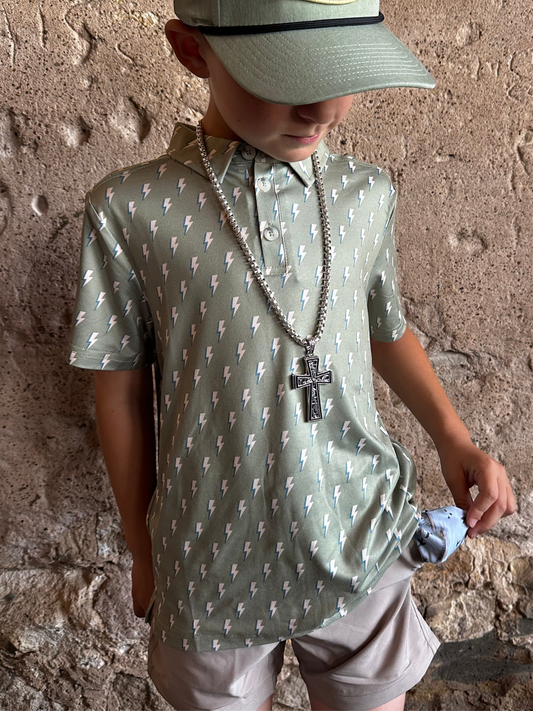 Burlebo | YOUTH Polo | Sage Lightning
