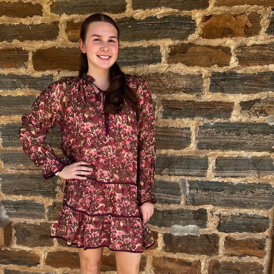 Patricia Mini Dress | Rasperry