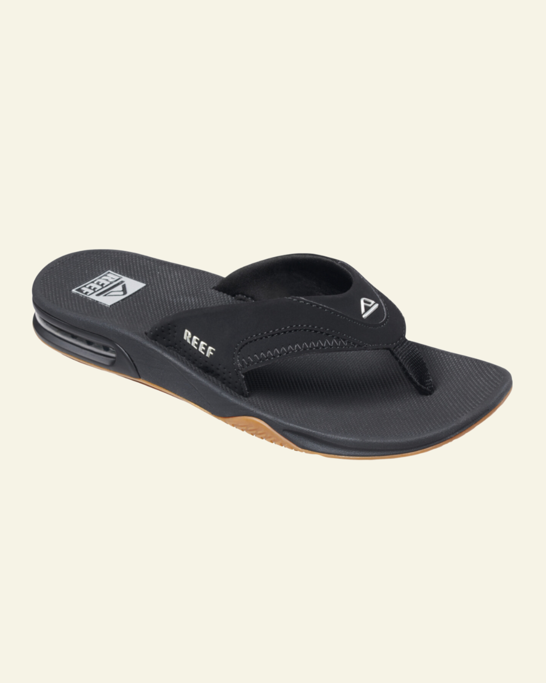Reef | Fanning Sandal | Black + Silver