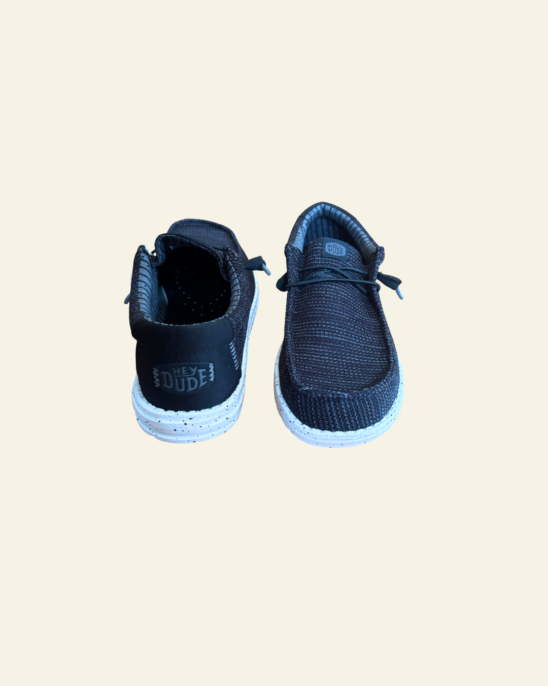 HEYDUDE | Men | Wally Stretch Sox Black-White