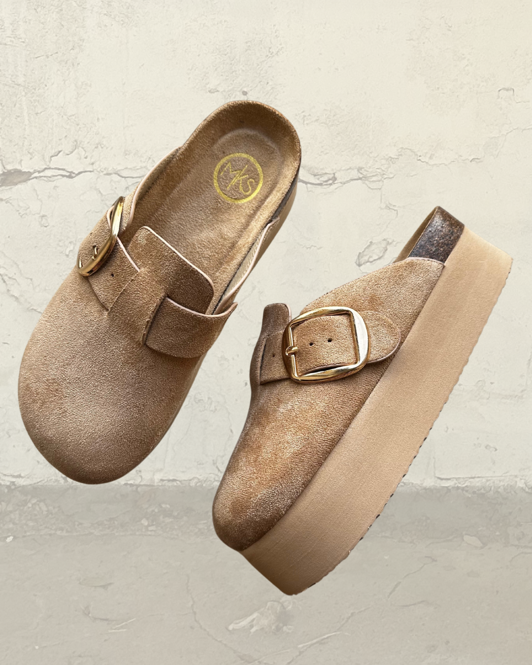 Jasmine Slip on Platform Clog | Mustard Seed