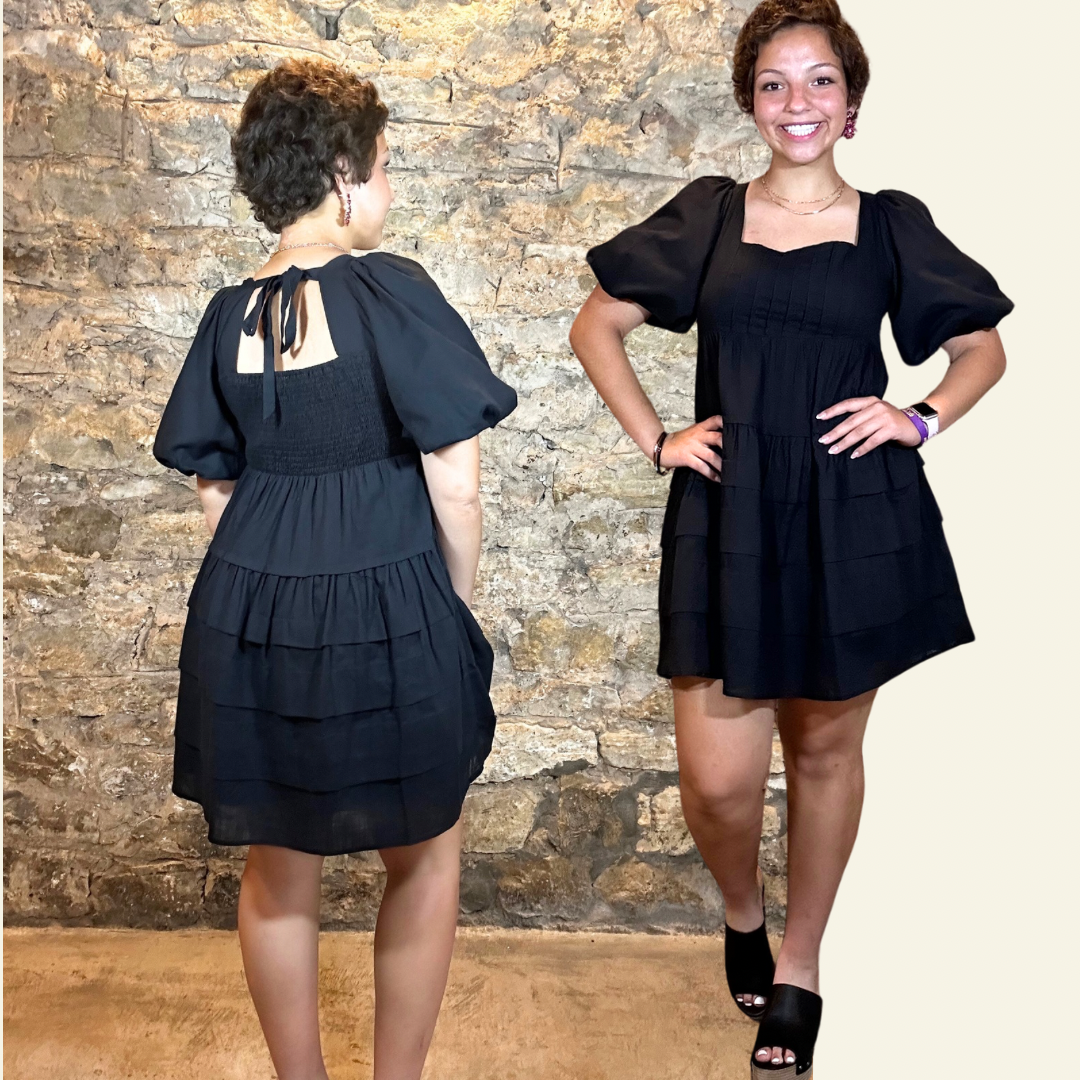 Stacey Mini Dress | Black