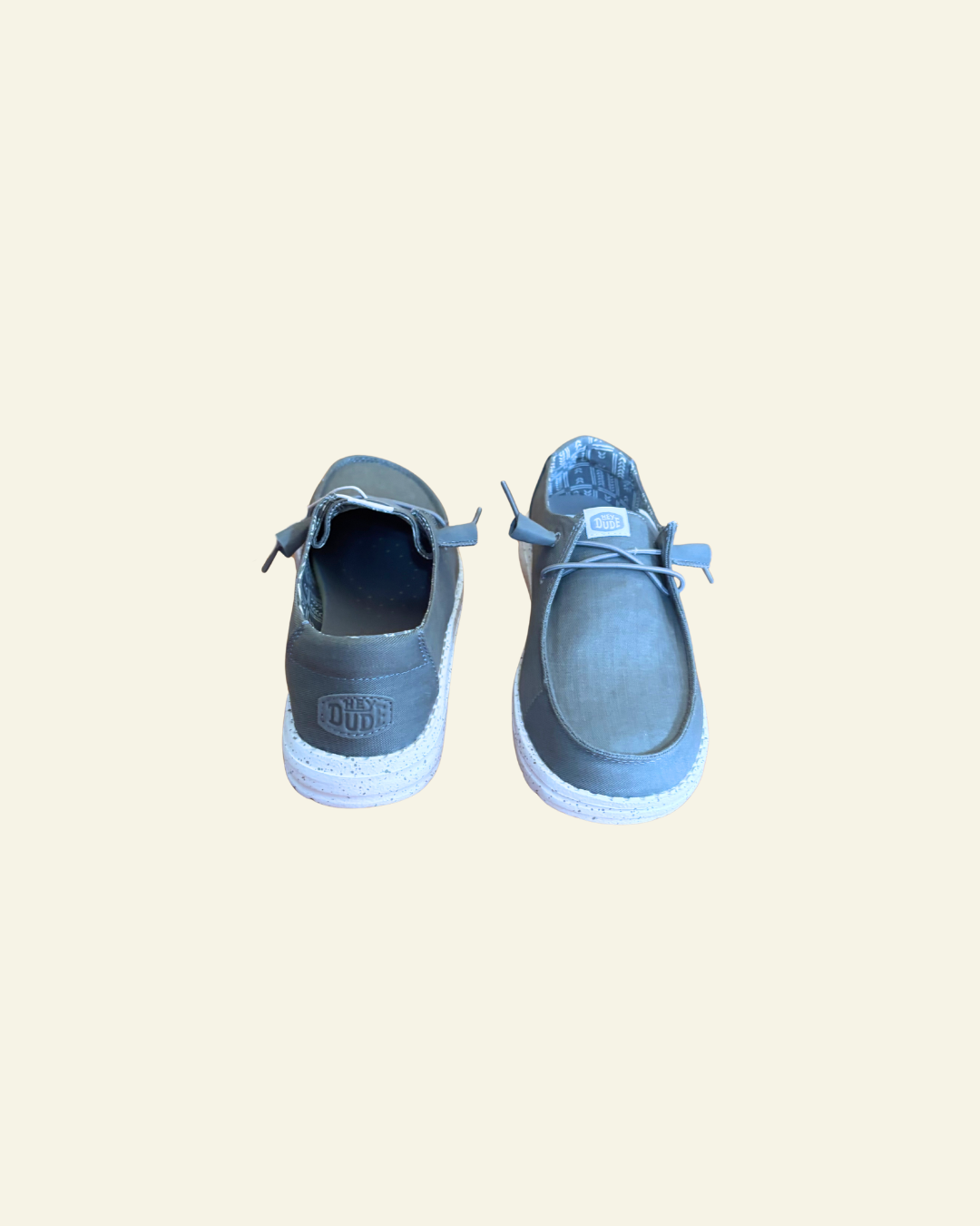 HEYDUDE | Wendy Stretch Canvas Monument Grey
