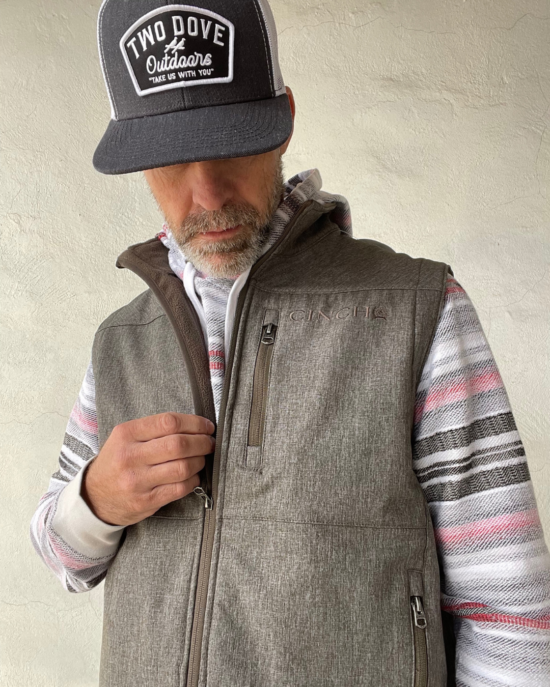 CINCH | Mens Conceal & Carry Bonded Vest | Olive