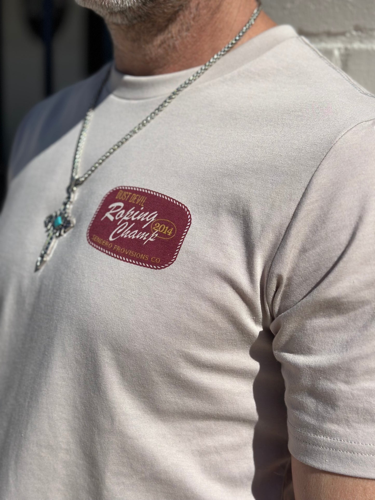 Sendero | Roping Champ Tee | Sand