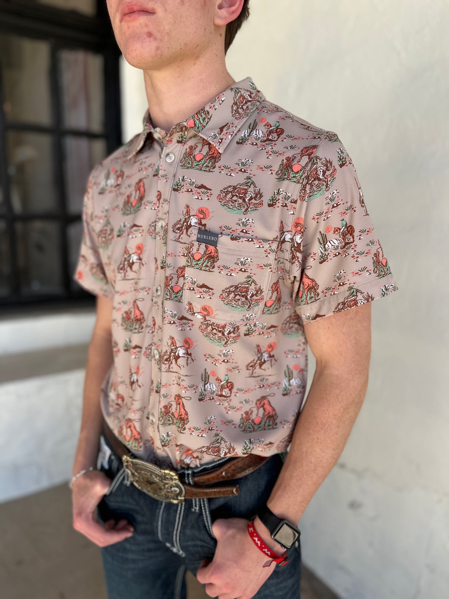 Burlebo | Performance Button Up | Cowboy Up
