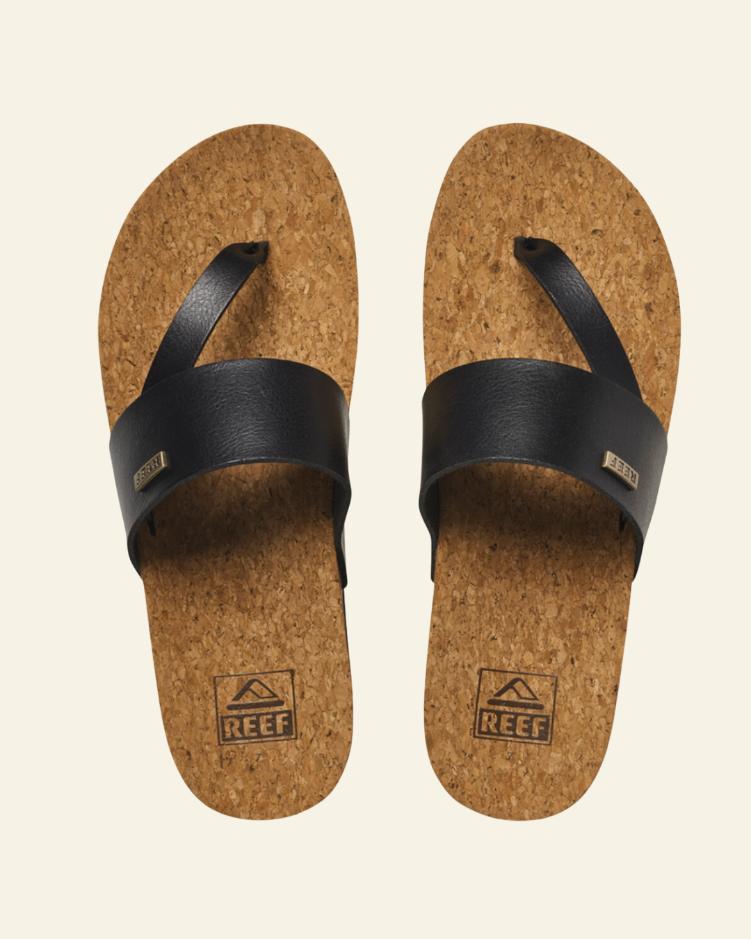 Reef | Cushion Sol Hi Sandal | Black + Tan