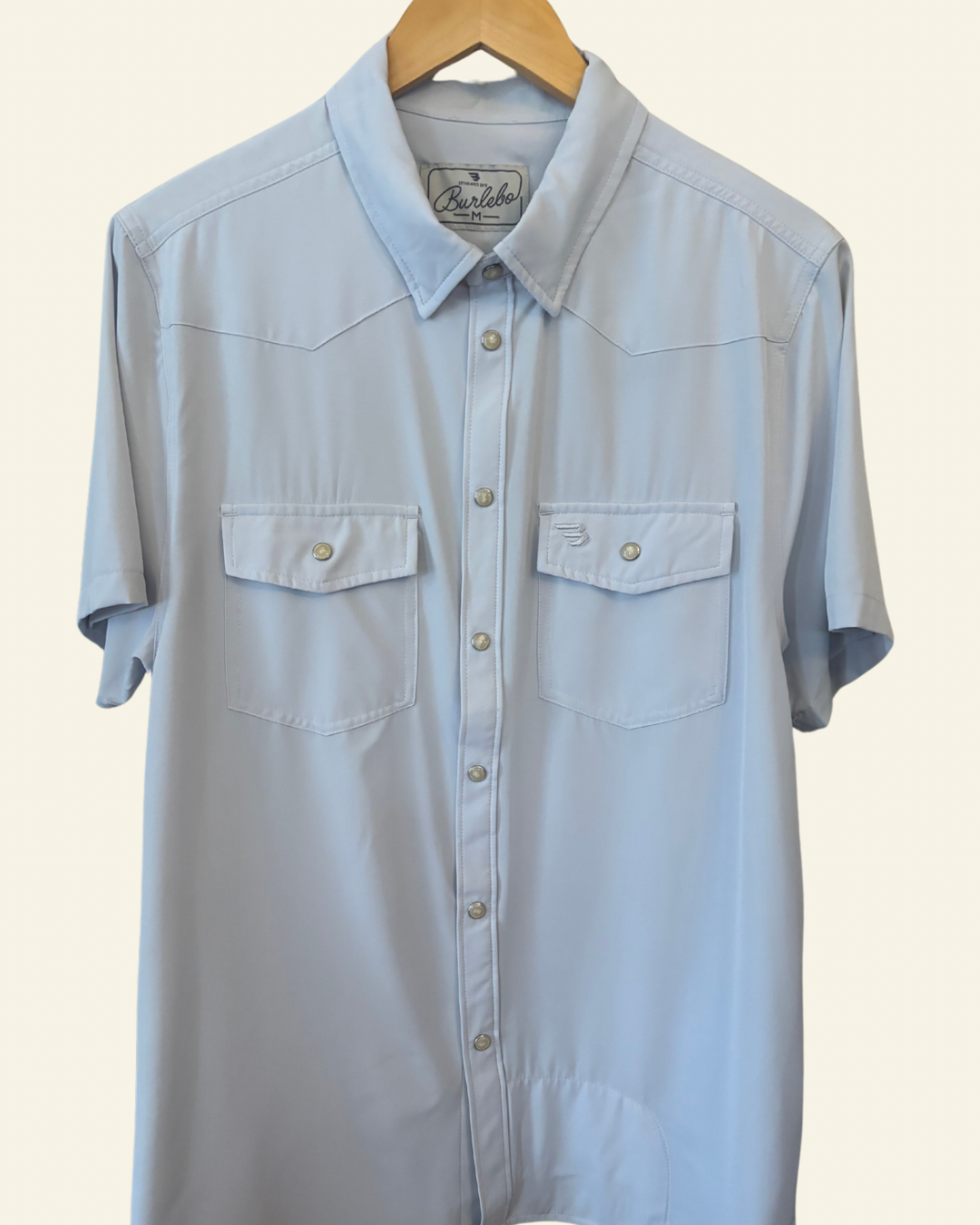 Burlebo | Performance Western Shirt | Light Grey