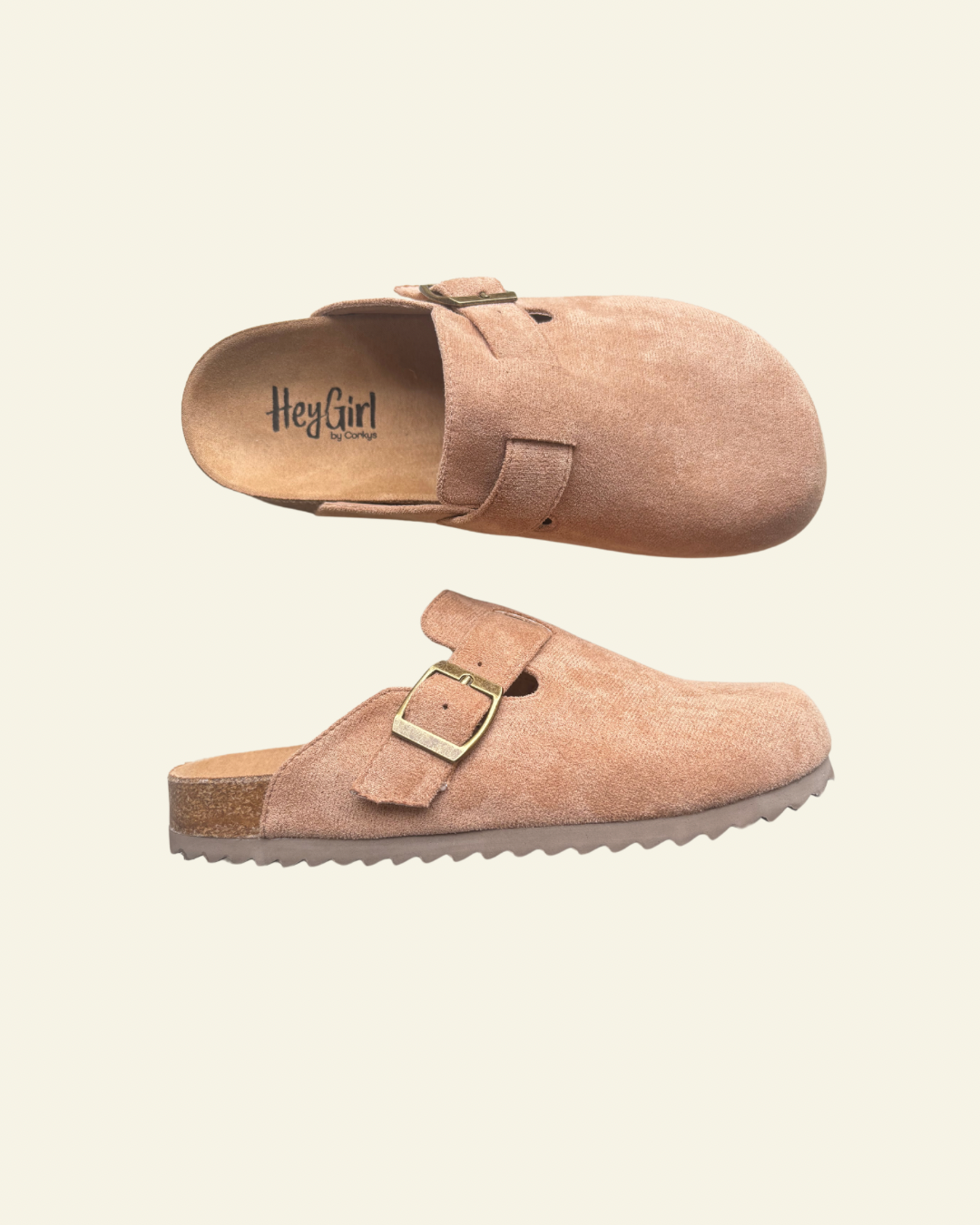 CORKYS | One for the Books | Camel Faux Suede