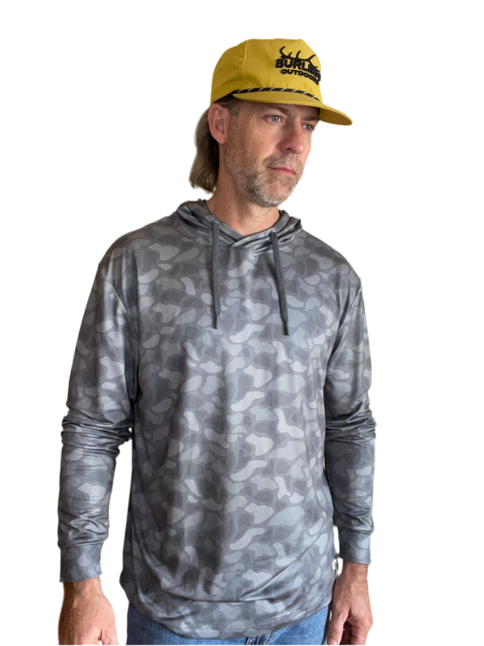 Burlebo | Performance Hoodie | Stone Camo