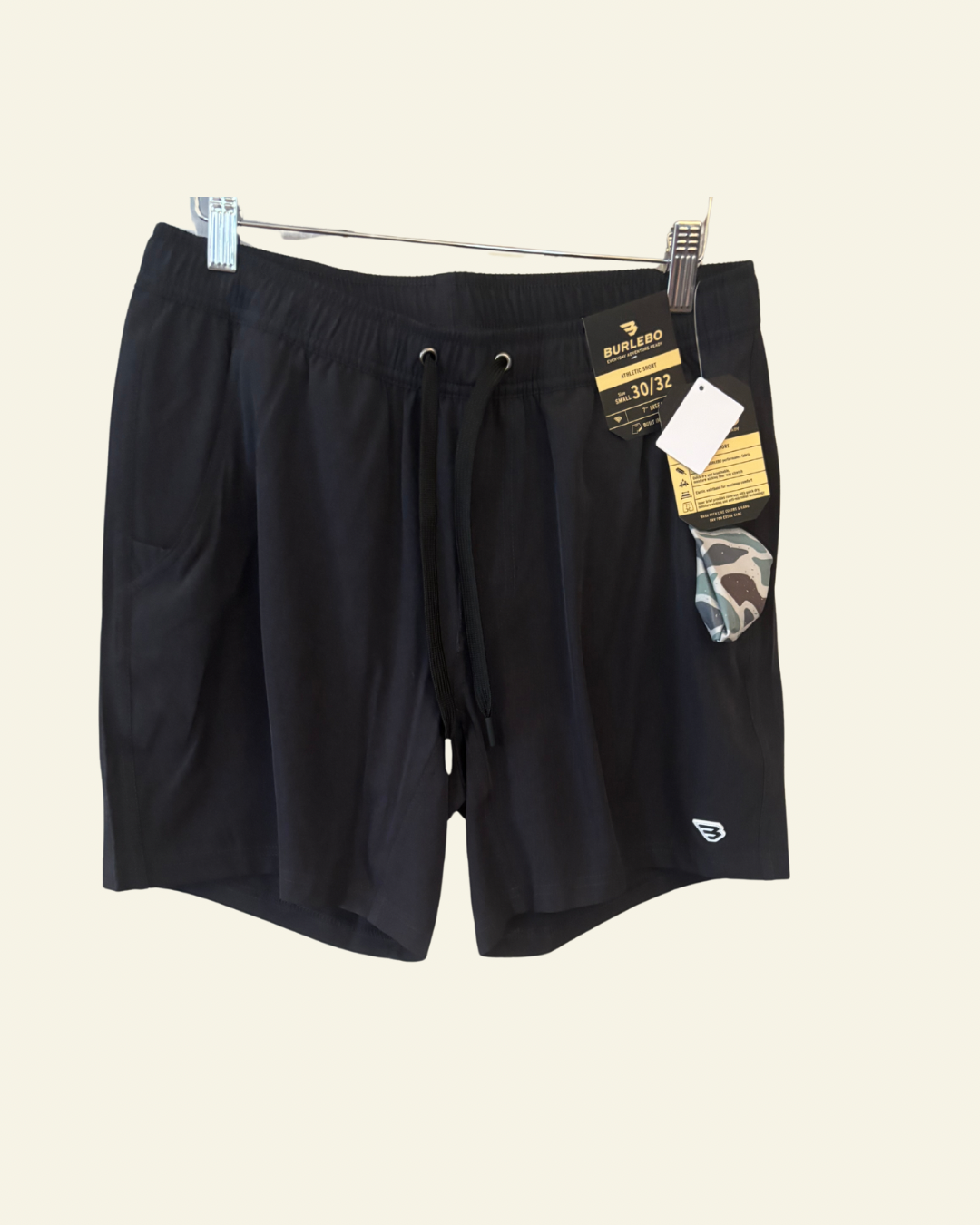 Burlebo | Athletic Shorts | Heather Black - Retro Duck Camo Liner 7" The Original*