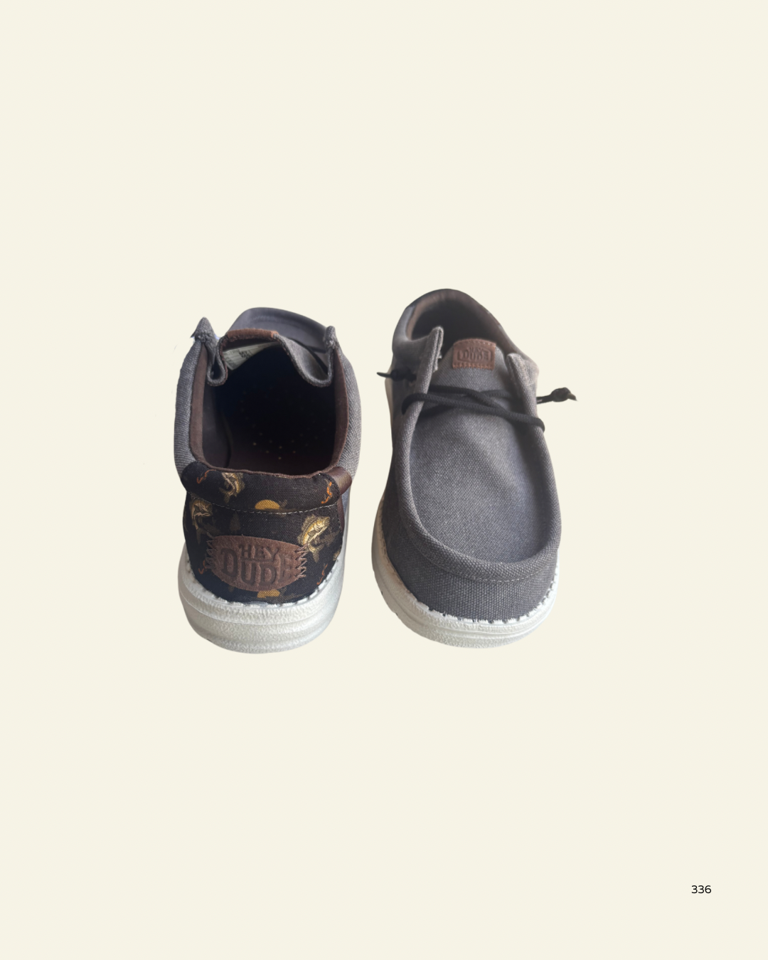 Hey Dude | Men | Wally Bass Granite Grey Black