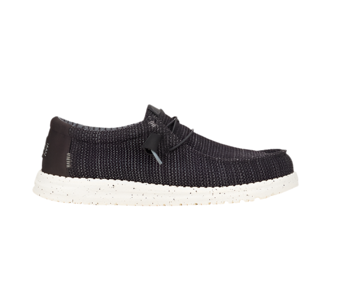 HEYDUDE | Men | Wally Stretch Sox Black-White