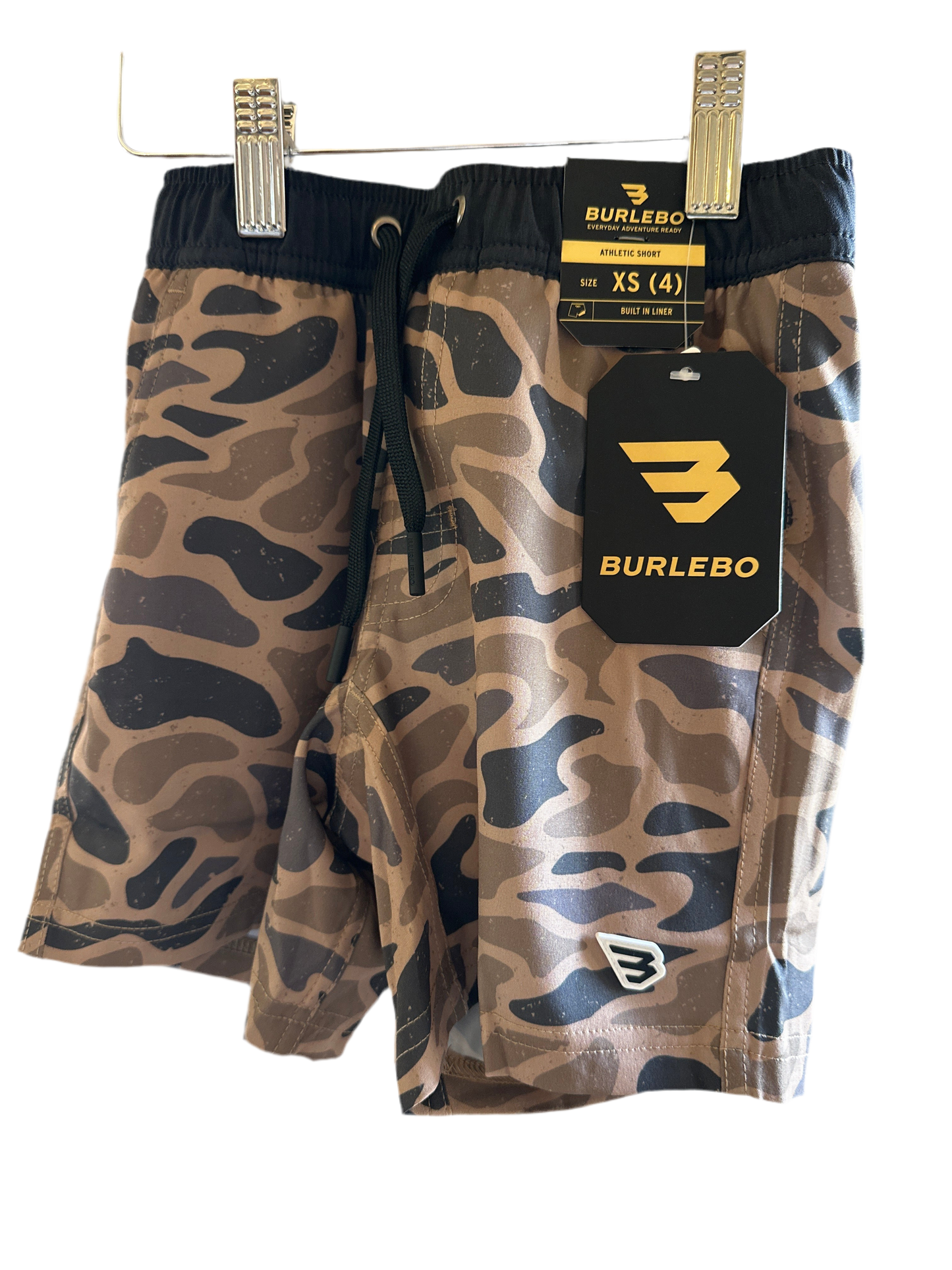 Burlebo | YOUTH Athletic Short | Gauge Camo