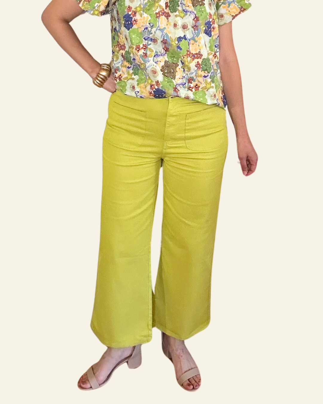 Centi Pants | Chartreuse