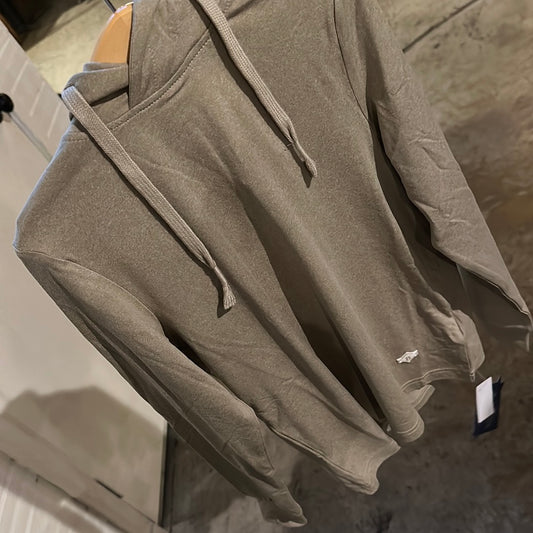 Burlebo | YOUTH Performance Hoodie | Heather Khaki