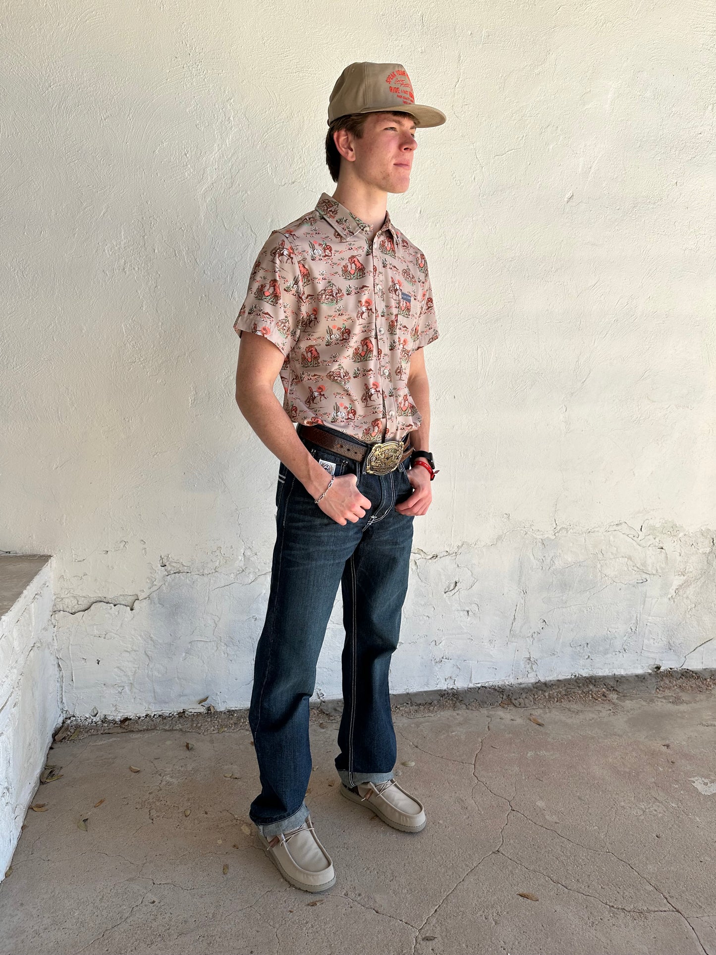Burlebo | Performance Button Up | Cowboy Up