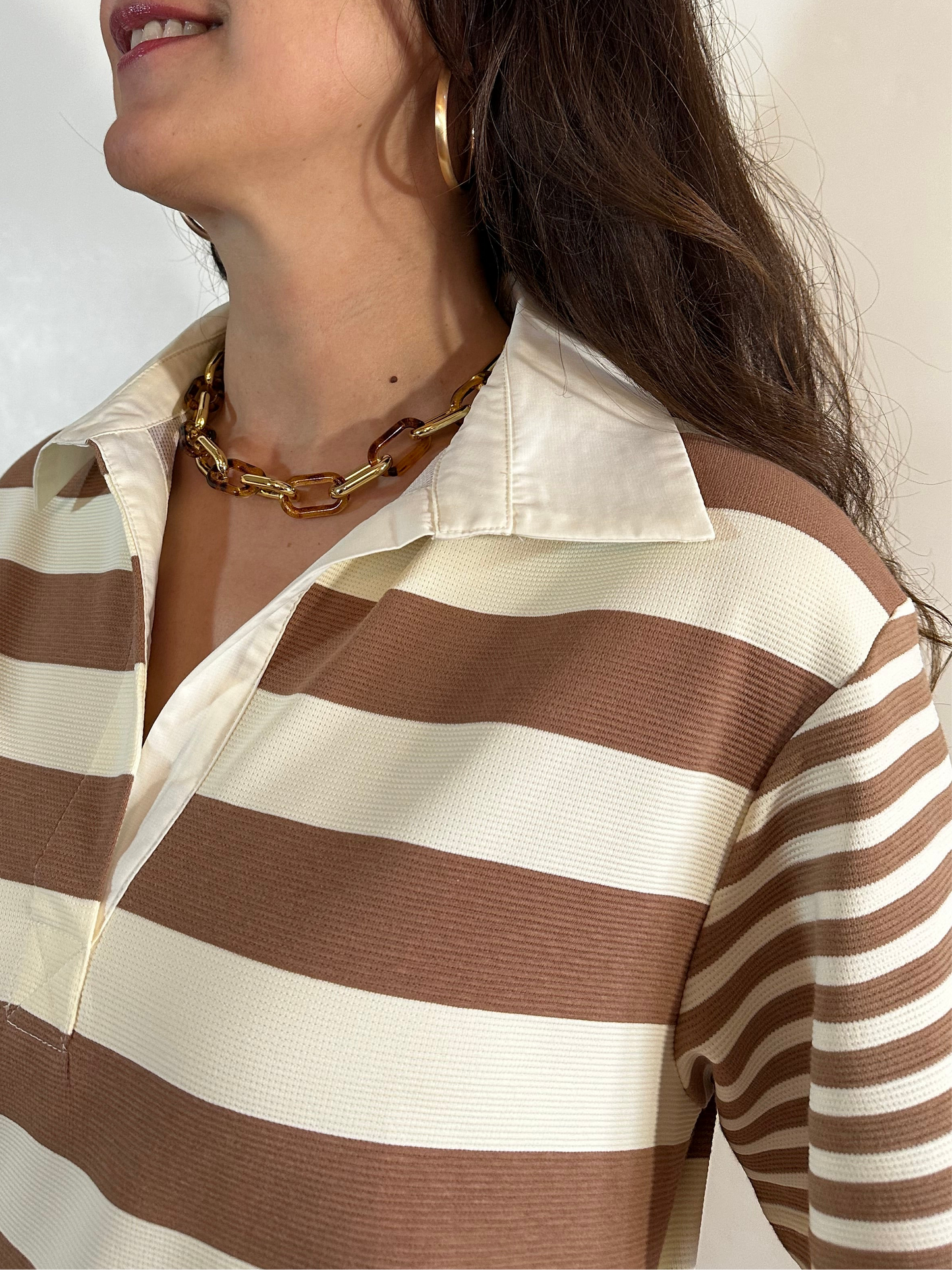 Casual Stripe Mini Dress