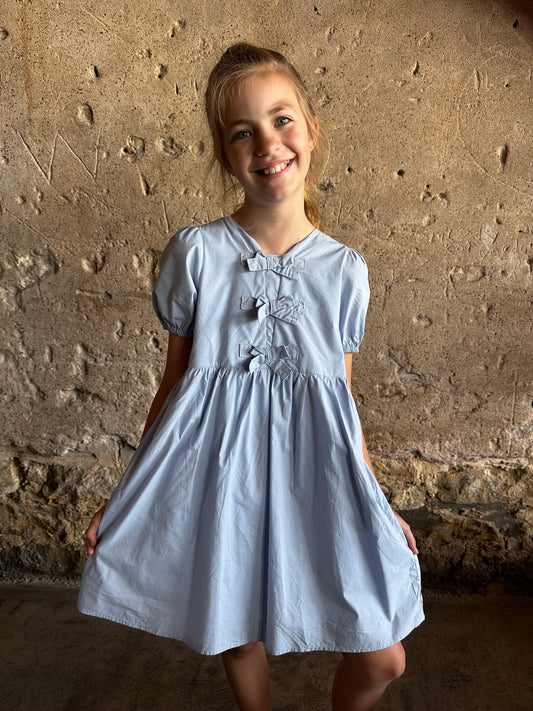 Evelyn Dress | Girls | Light Blue
