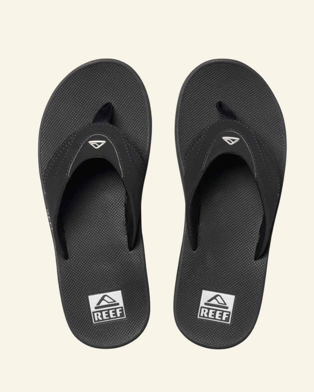 Reef | Fanning Sandal | Black + Silver