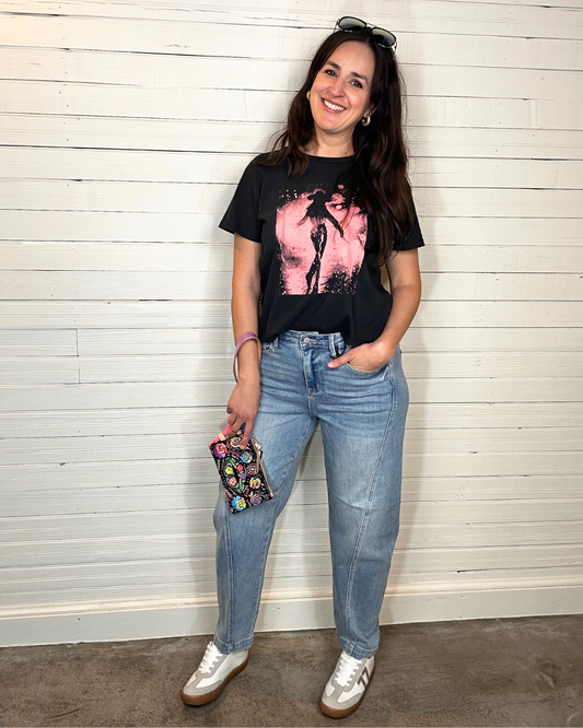 High Waist Barrel Jean | Light Denim